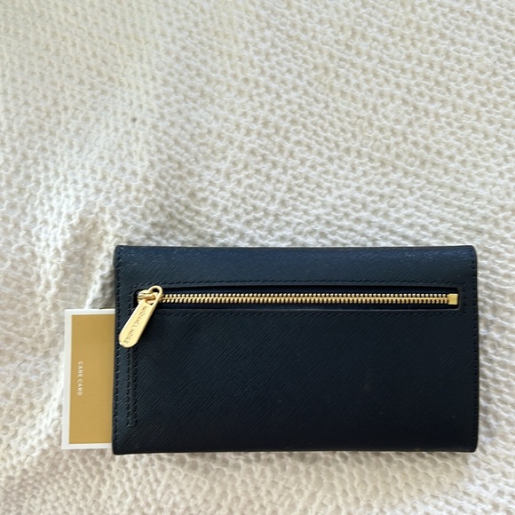 ➰ NEW W/O TAGS AUTHENTIC MK MICHAEL KORS NAVY BLUE WALLET ➰ - Picture 5 of 5